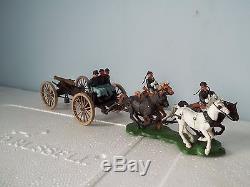 Britains ACW Swoppits Union Gun Crew Limber & 3 Mounted & 17 Infantry Job Lot