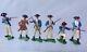 Britains Awi American Infantry Soldiers And Scout Set Of Six Figures 1.32