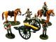 Britains American Civil War Acw Double Canister 54mm Toy Soldier Set Boxed 17534