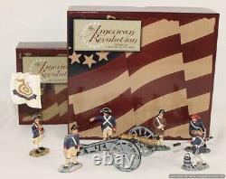 Britains American Revolution Series -Set 17285 -American 6Pounder Gun and Crew