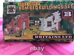 Britains Army Group Bombed Buildings Set No 4731