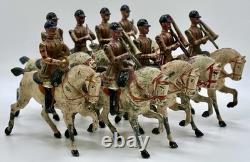 Britains BAND OF THE 1ST LIFE GUARDS-101-1930'S LOT OF 9