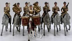 Britains BAND OF THE 1ST LIFE GUARDS-101-1950'S LOT OF 8