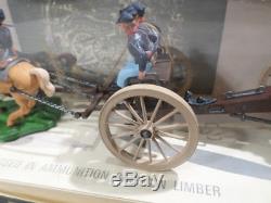 Britains BOXED UNUSED 7464 Union Gun Team and Limber Caisson Plastic Civil War