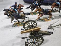 Britains BOXED US Civil War Blue Grey Gray 6 Horse Artillery Set 17379 Union