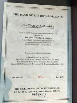 Britains Band of the Royal Marines 1998 Collector's edition 3100 3099 3098 3097