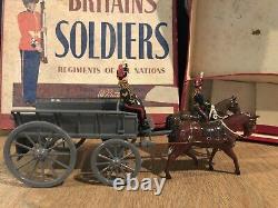 Britains Boxed Converted Set 146 Royal Horse Artillery Service Wagon. Unique