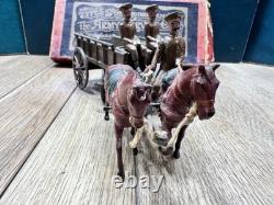Britains Boxed Set 1460 Army Service Corps Wagon, Pre War c1930s