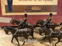 Britains Boxed Set 2077 RHA At The Walk. Riders Repainted. Post War c1950s