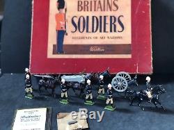 Britains Boxed Set 28 Royal Artillery Mountain Gun. Post War