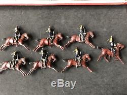 Britains Boxed Set 8 4th Queens Own Hussars. RARE Pre-WWI Set