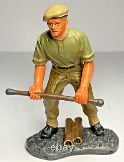 Britains British 25 Pound Field Piece With Crew WW2, 6 Piece Set #17587
