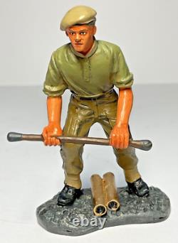 Britains British 25 Pound Field Piece With Crew WW2, 6 Piece Set #17587