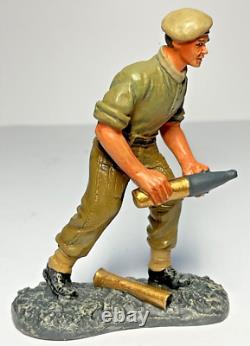 Britains British 25 Pound Field Piece With Crew WW2, 6 Piece Set #17587