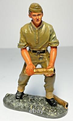 Britains British 25 Pound Field Piece With Crew WW2, 6 Piece Set #17587