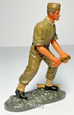 Britains British 25 Pound Field Piece With Crew WW2, 6 Piece Set #17587