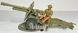 Britains British 25 Pound Field Piece With Crew WW2, 6 Piece Set #17587