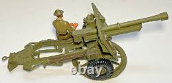 Britains British 25 Pound Field Piece With Crew WW2, 6 Piece Set #17587