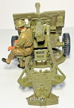 Britains British 25 Pound Field Piece With Crew WW2, 6 Piece Set #17587