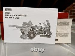 Britains British 25pd Field Piece with Crew 17587