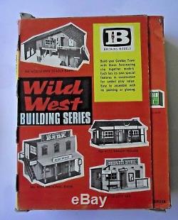 Britains Buildings 4724 Wild West National Bank Boxed Unmade Swoppets Cowboys