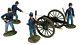 Britains Civil War Union 31313 Federal Artillery Firing 10 Pound Parrot Gun Set