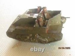 Britains Carden Lloyd Tank with crew figures excellent orignal