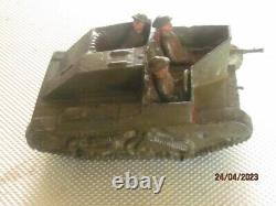 Britains Carden Lloyd Tank with crew figures excellent orignal