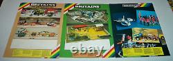 Britains Catalogues 1983, 1984, 1986 with Deetail Ranges & Tractors, Farm etc