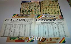 Britains Catalogues 1983, 1984, 1986 with Deetail Ranges & Tractors, Farm etc