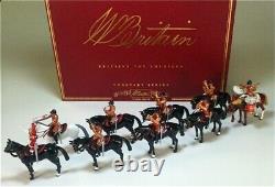 Britains Cenetary Series-Set 00073-Mounted Band of The Life Guards-Set 1 (9 Pcs)