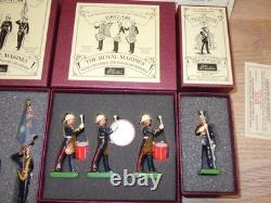 Britains Collectors Club Royal Marines Band & Colours 10 Piece Marching Set, 54mm
