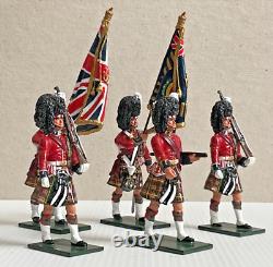 Britains Colour Party 1st Bn. Queens Own Cameron Highlanders 79th, 54mm #48006
