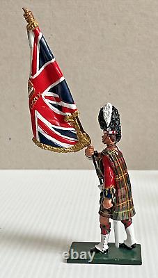 Britains Colour Party 1st Bn. Queens Own Cameron Highlanders 79th, 54mm #48006