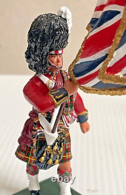 Britains Colour Party 1st Bn. Queens Own Cameron Highlanders 79th, 54mm #48006