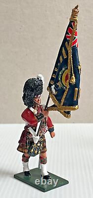 Britains Colour Party 1st Bn. Queens Own Cameron Highlanders 79th, 54mm #48006