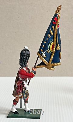 Britains Colour Party 1st Bn. Queens Own Cameron Highlanders 79th, 54mm #48006