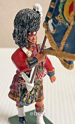 Britains Colour Party 1st Bn. Queens Own Cameron Highlanders 79th, 54mm #48006