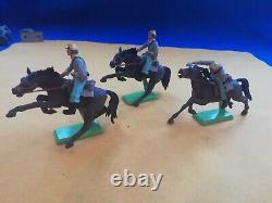 Britains Confederate Soldiers 13 Infantry & 7 Cavalry 1.32 Preloved Good