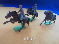 Britains Confederate Soldiers 13 Infantry & 7 Cavalry 1.32 Preloved Good