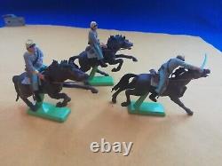 Britains Confederate Soldiers 13 Infantry & 7 Cavalry 1.32 Preloved Good