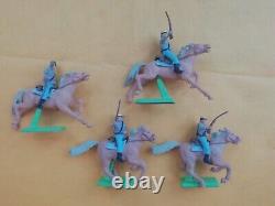 Britains Confederate Soldiers 13 Infantry & 7 Cavalry 1.32 Preloved Good