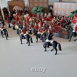 Britains/Corgi HRH Queen Elizabeth/Duke Edinburgh Household cavalry unique tin