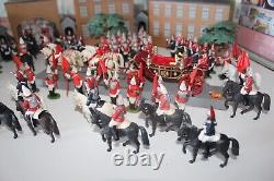 Britains/Corgi HRH Queen Elizabeth/Duke Edinburgh Household cavalry unique tin