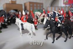 Britains/Corgi HRH Queen Elizabeth/Duke Edinburgh Household cavalry unique tin