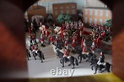 Britains/Corgi HRH Queen Elizabeth/Duke Edinburgh Household cavalry unique tin