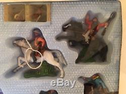 Britains Cowboy & indian Set 7630 In Very Good Condition