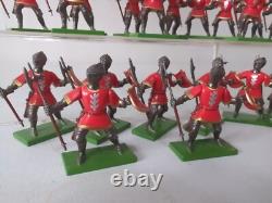 Britains Custom 54mm Medieval Warwick Men At Arms Foot Soldier Knights & Archers
