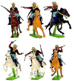 Britains Deetail 7th Cavalry 18 Figures 1st vers # 7489 mint in counter pack