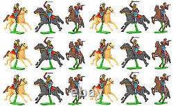 Britains Deetail 7th Cavalry 18 Mounted Figures hand painted mint on card